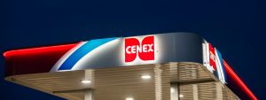 Cenex gas canopy
