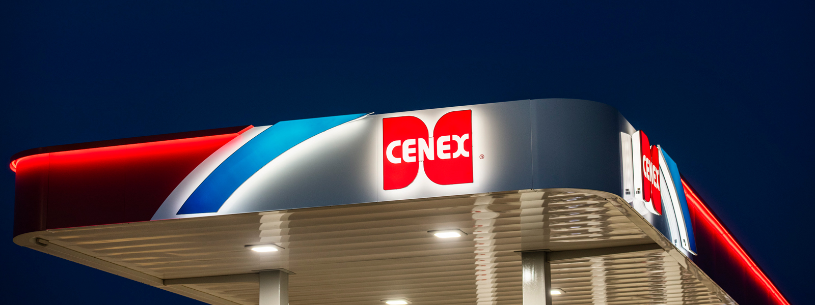 Cenex gas canopy